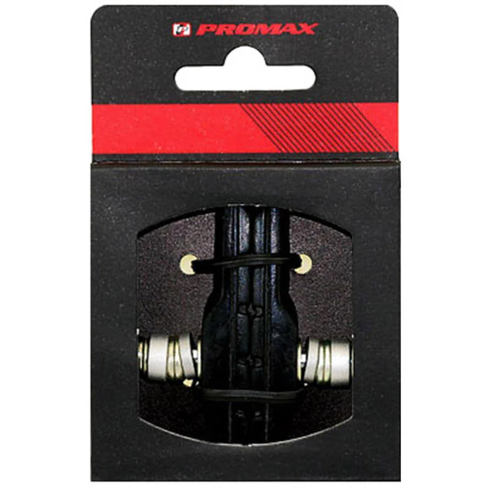Promax Promax Felgenbremsschuh V-Brake 70 mm schwarz - Set 2 Stück, Alufelgen-kompatibel, inklusive Montagematerial, optimale Bremsleistung bei Nässe & Trockenheit – Bild 2