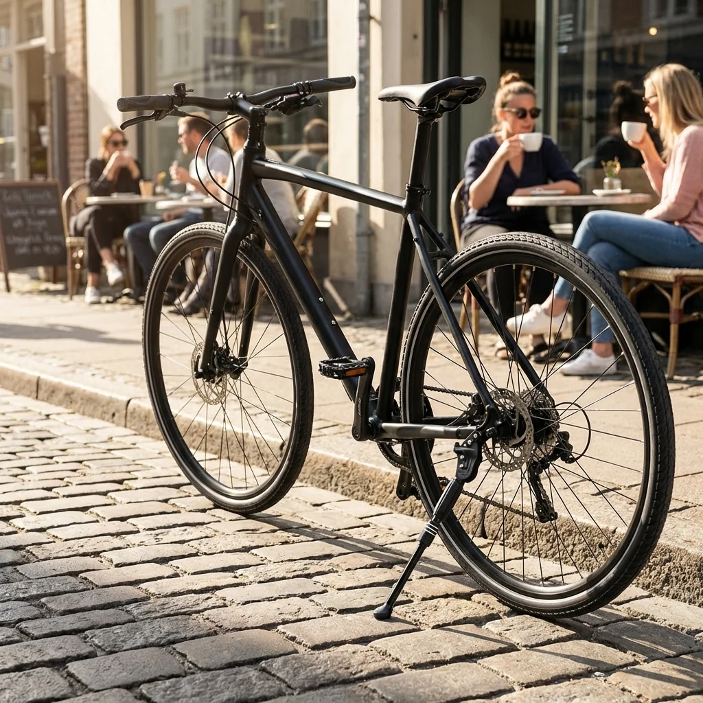 TranzX TranzX Universal Hinterbauständer, passend für 2628 Zoll, höhenverstellbar, schwarz, Aluminium, für Scheibenbremsen geeignet, bis 25 kg belastbar – Bild 2