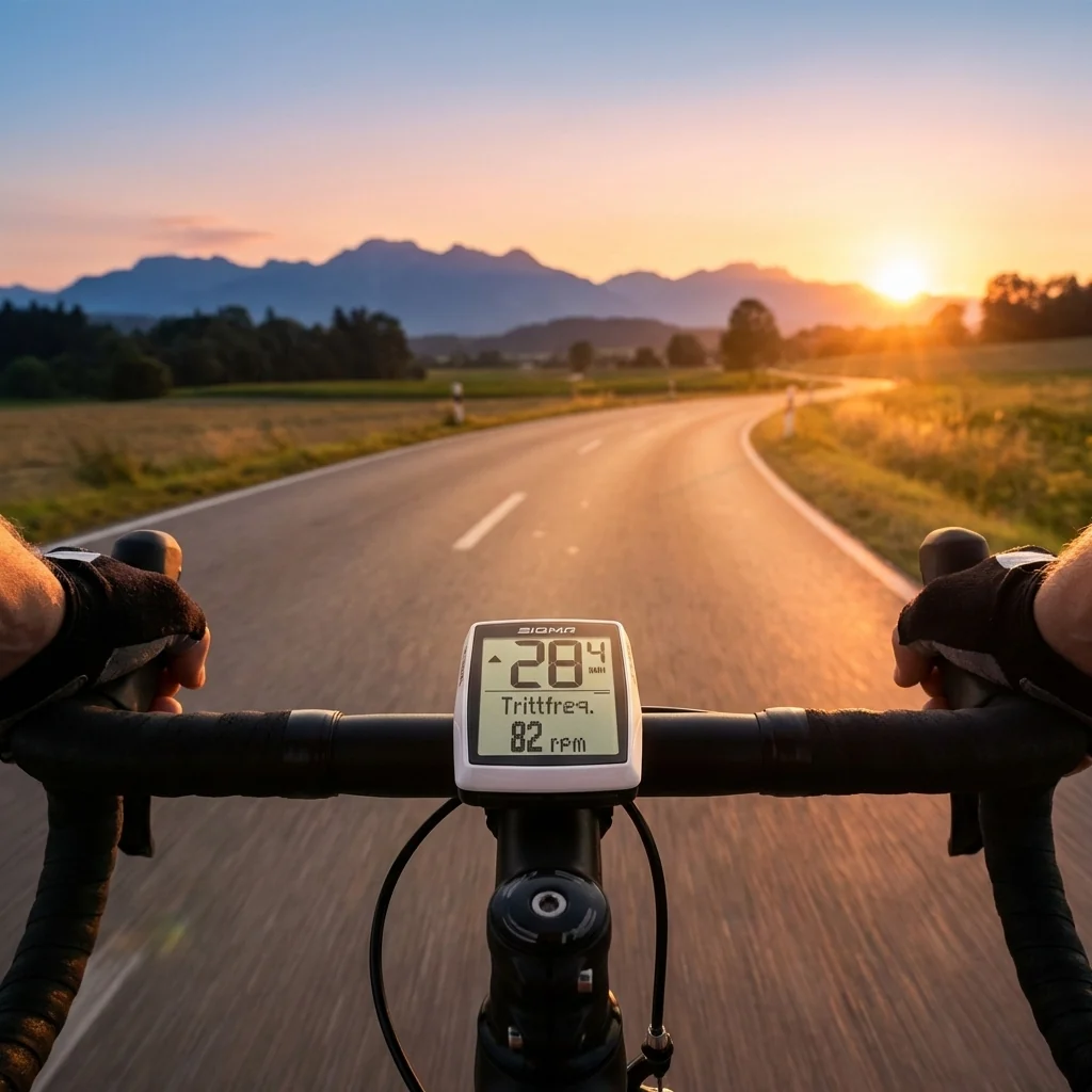 Sigma BC 12.0 WR Fahrradcomputer kabelgebunden Schwarz/Weiß - Trainingsstatistik für 2 Räder - FahrradcomputerGPS Tacho – Hauptansicht