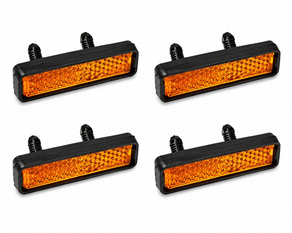POINT Pedalreflektoren 4er-Set - steckbar, 50 x 8 mm ReflektorSet – Hauptansicht