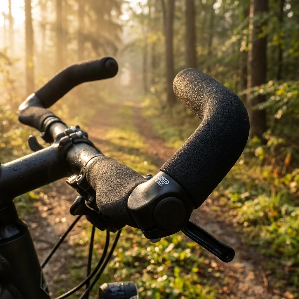 Ergotec Bar Ends EVO Touring L, schwarz mit Moosgummiüberzug BarEnds – Hauptansicht