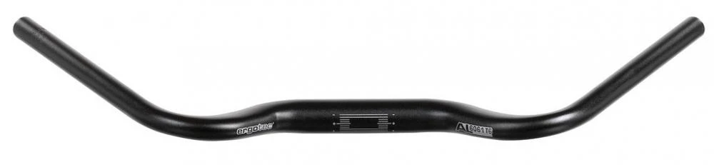 Ergotec Ergotec Lenkerbügel Aerowing II Aluminium 31,8 mm, 620 mm, 48° Rise, schwarz/sand – Bild 2