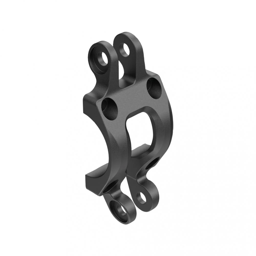 Ergotec Ergotec Vorbaukappe 31.8mm mit Sepia 2-Halter - Aluminium AL6061 T6 schwarz sandgestrahlt - Vorbau-Frontkappe