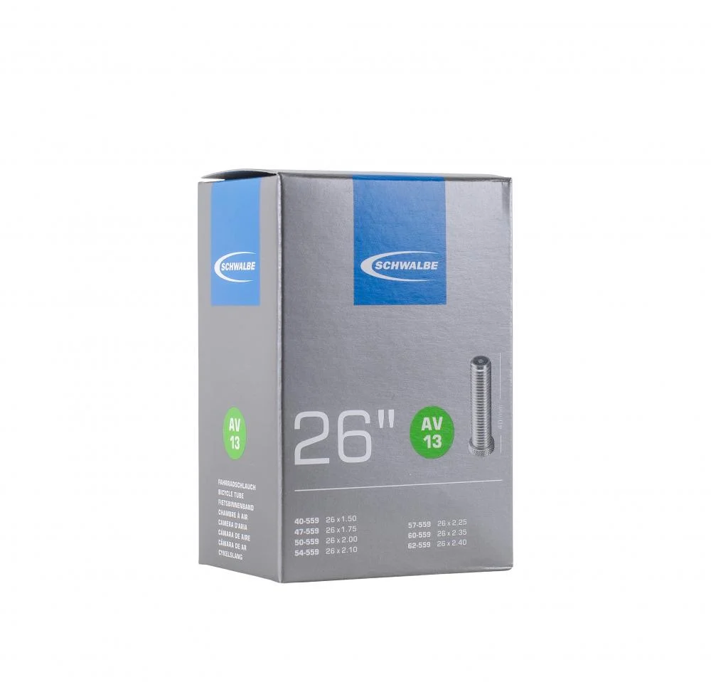 Schwalbe Schwalbe AV13 Fahrradschlauch 26 Zoll 40/62-559 mit Autoventil