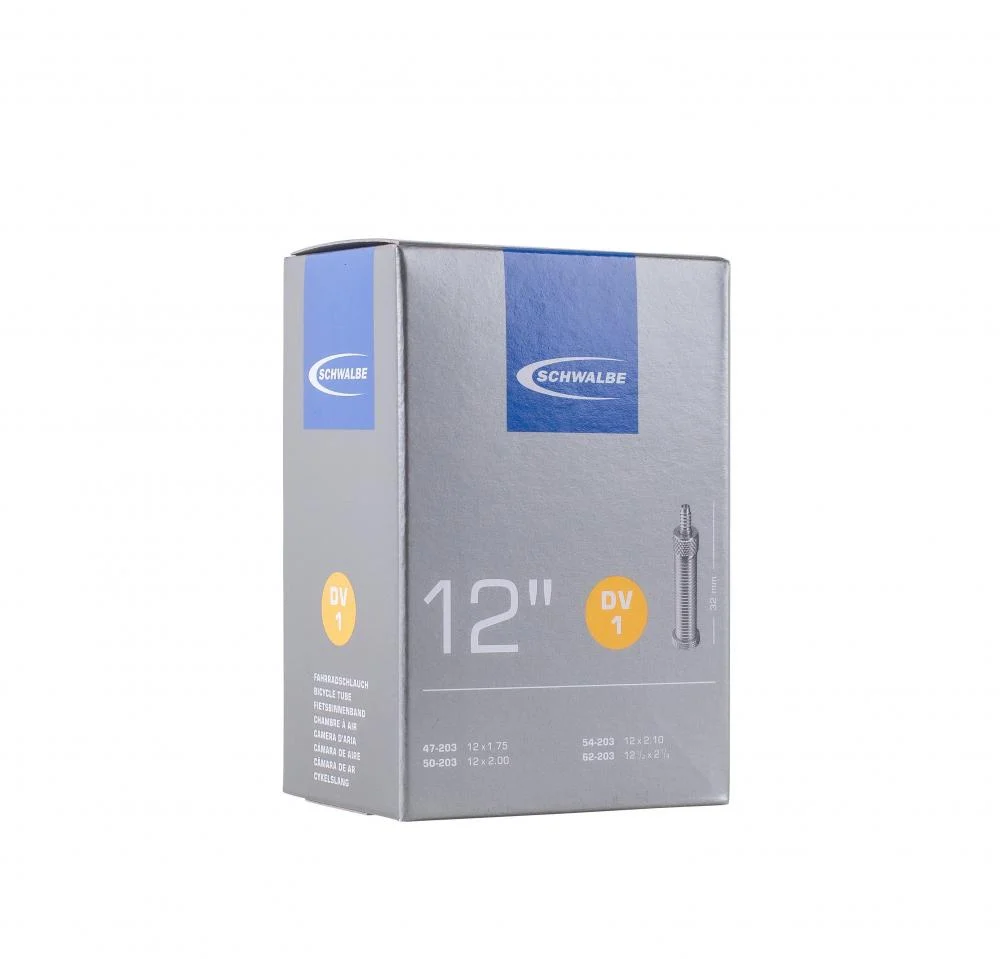 Schwalbe Schwalbe DV1 Fahrradschlauch 12 Zoll 47/62-203 DV 32 mm