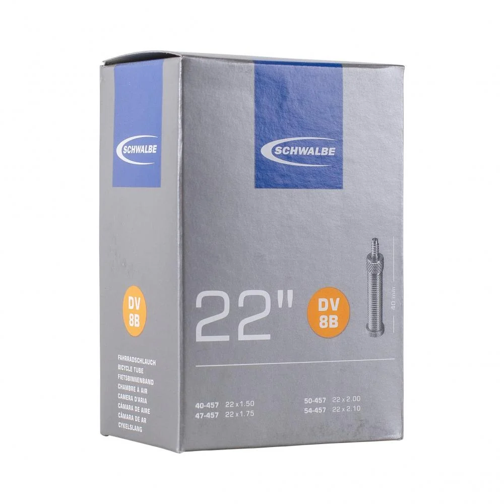 Schwalbe Schlauch DV8B 22x1.50-1.75" 40/54-457 DV 40mm – Hauptansicht