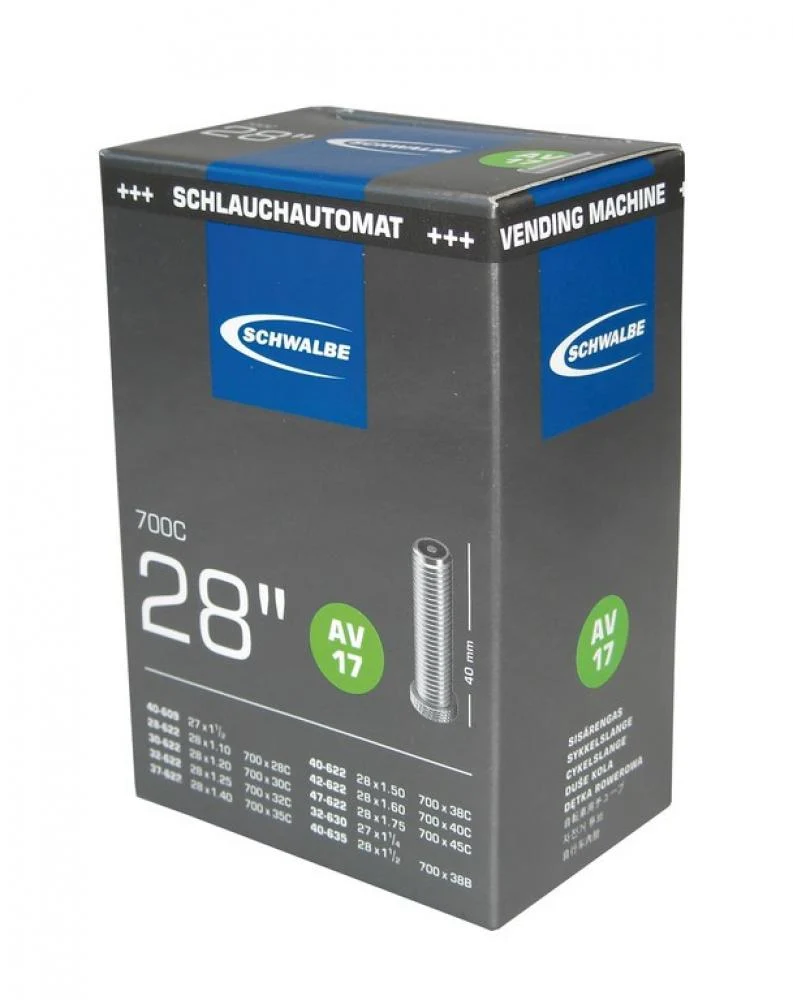 Schwalbe Schwalbe Schlauch AV17 VM 28 Zoll 28/47-622/635 AV 40 mm