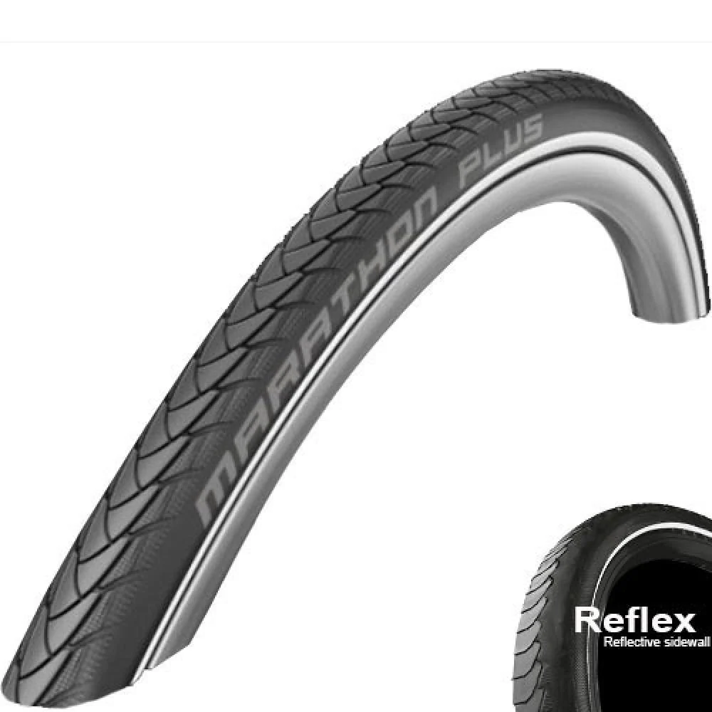Schwalbe Schwalbe Reifen Marathon Plus 22x1.00" 25-489 schwarz Reflex HS440 Draht