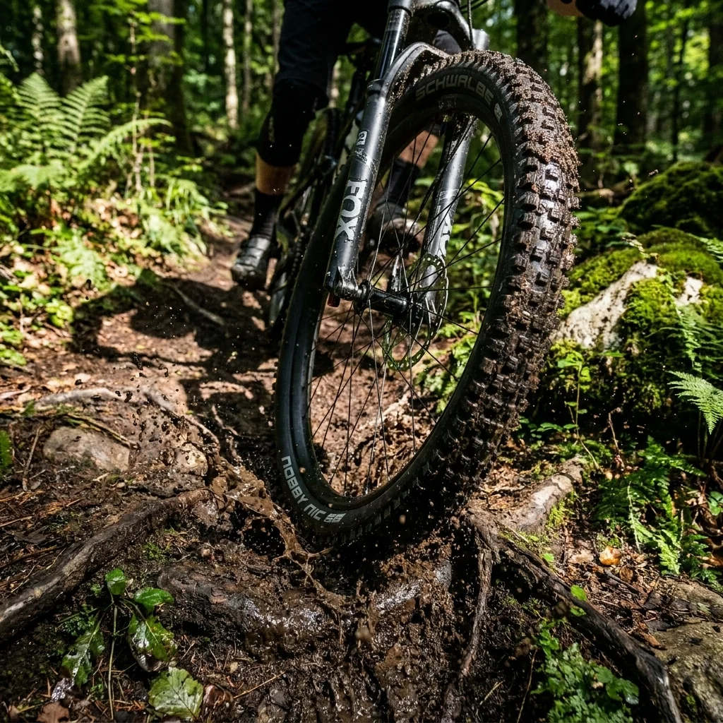 Schwalbe Schwalbe Reifen Nobby Nic 27.5x2.40 Zoll 60-584 schwarz TLR faltbar – Bild 2