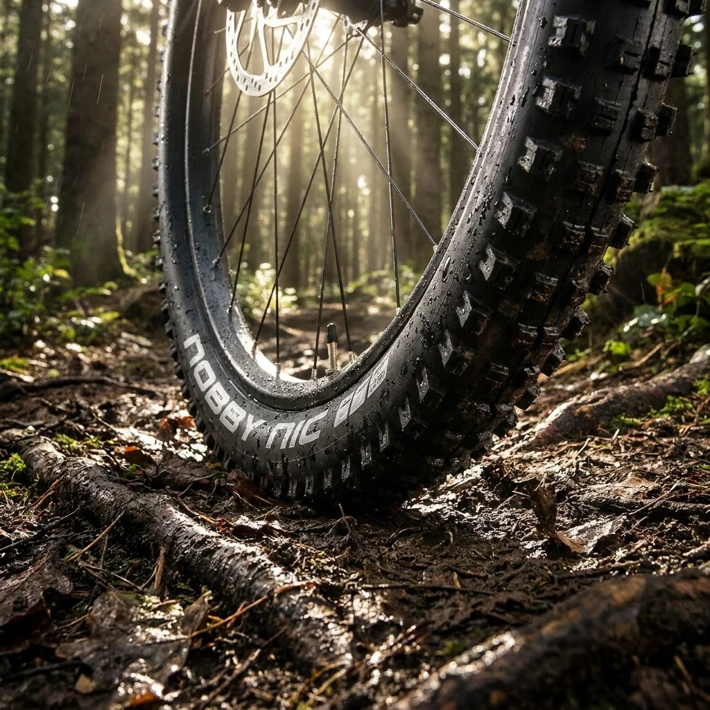 Schwalbe Schwalbe Reifen Nobby Nic 27.5x2.40 Zoll 60-584 schwarz TLR faltbar – Bild 4