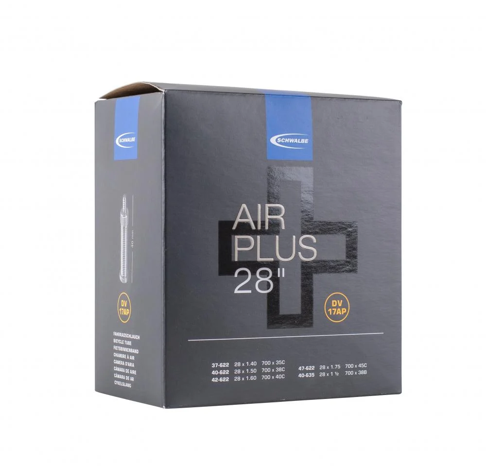 Schwalbe Schwalbe Schlauch DV17AP Air Plus 28x1.40/1.75 Zoll 37/47-622/635 DV 40mm