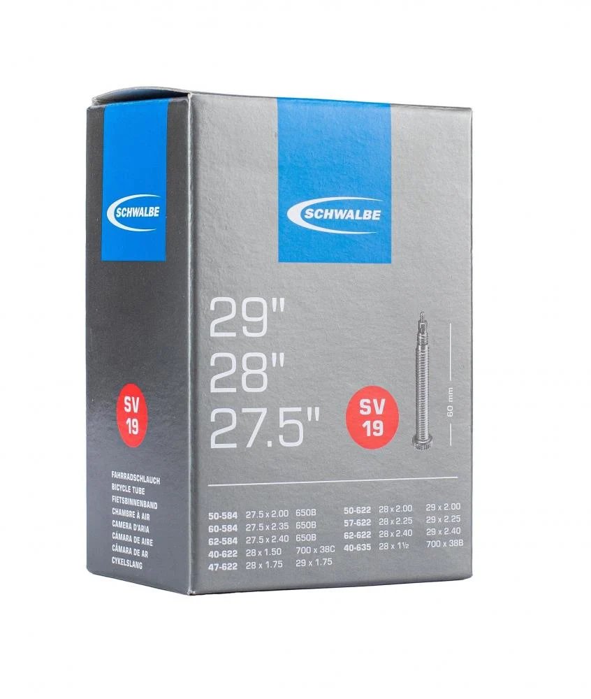 Schwalbe Schwalbe Schlauch SV19-60 40-62/584-635 - Luftdruckstabil für 27,5"/28"/29 Zoll