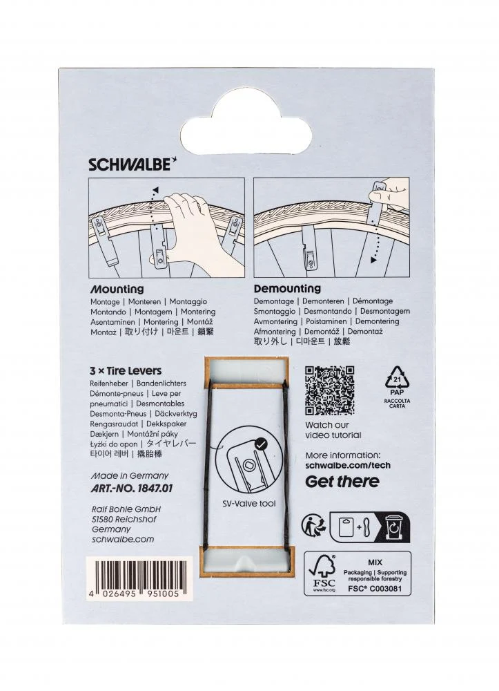 Schwalbe Schwalbe Reifenheber Set 3-teilig – Bild 4