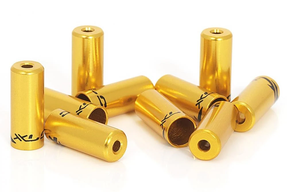 XLC XLC Endkappen f. Bremsaussenhülle BR-X10 gold, Innen Ø 5,0mm, 50 Stück in Flasche