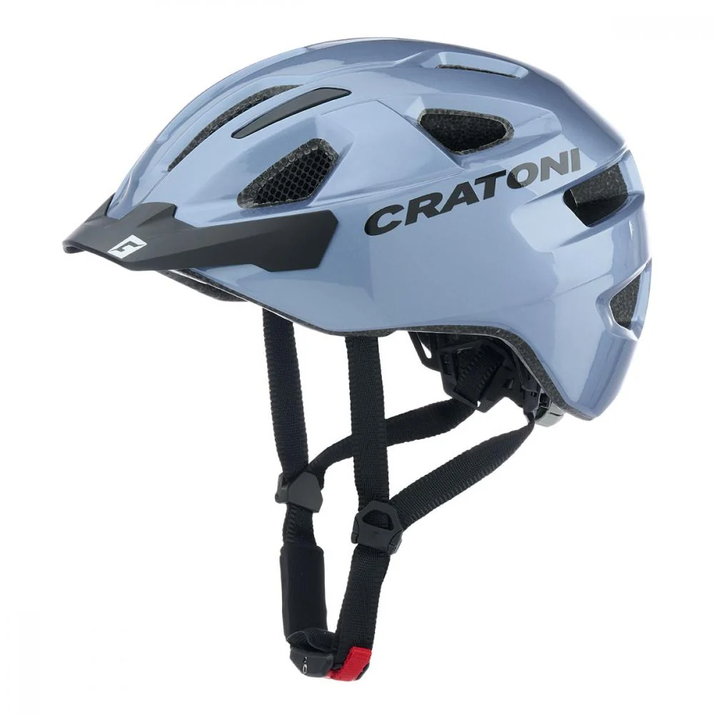Cratoni Cratoni Fahrradhelm C-Swift City blau metallic glänzend Uni 53 bis 59cm – Bild 3