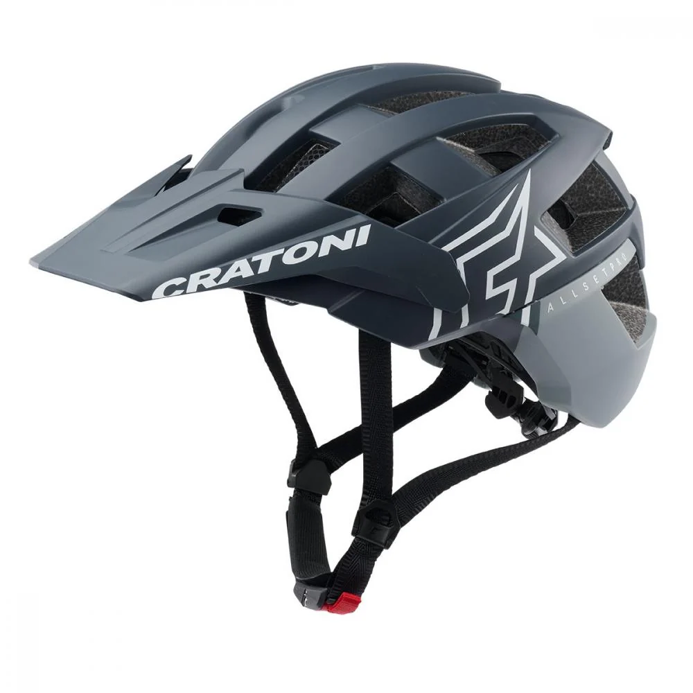 Cratoni Cratoni Fahrradhelm AllSet Pro MTB steel blue matt S/M 54 bis 58cm