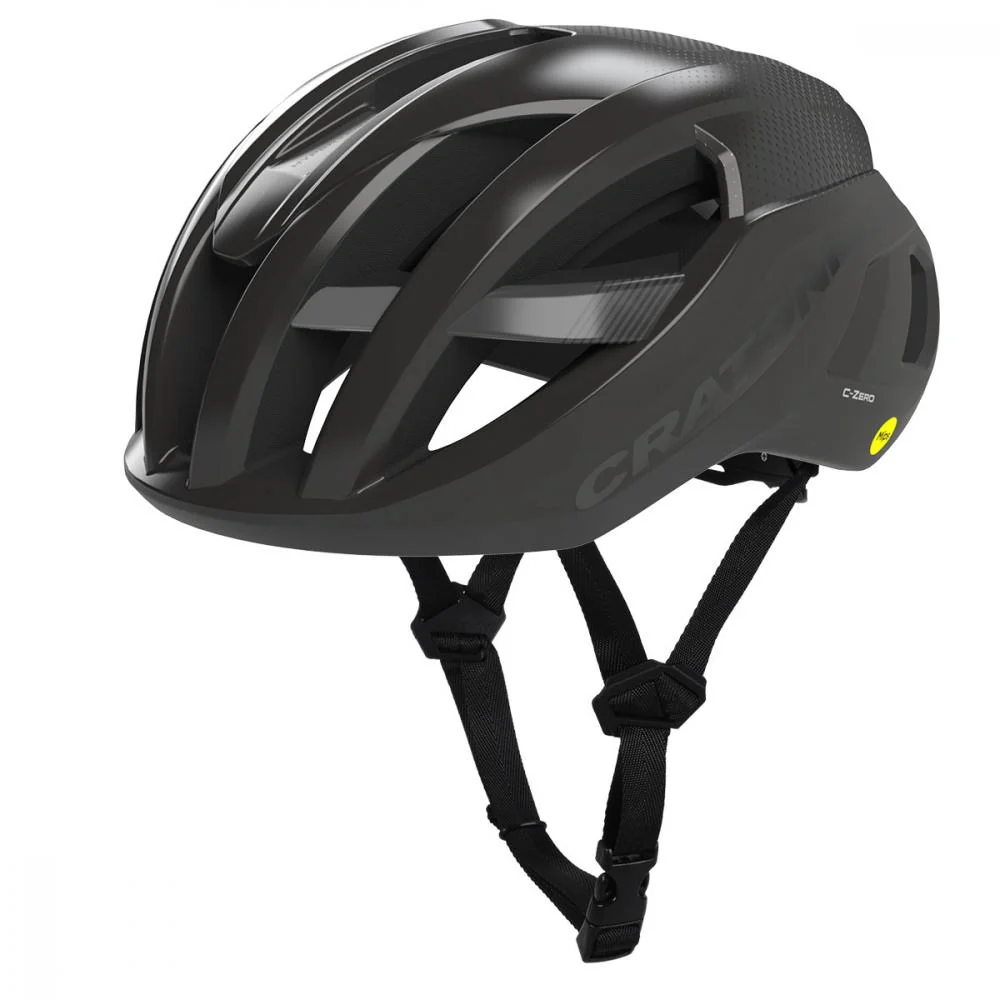 Cratoni Fahrradhelm Cratoni C-Zero MIPS schwarz glänzend-matt,Gr. S/M (52-56 cm)