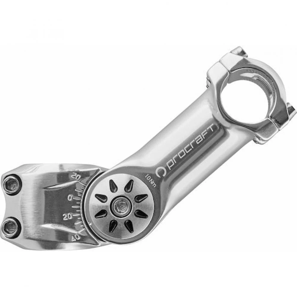 Procraft Procraft Vorbau Ahead verstellbar 25,4 mm 70°-130° Silber – Bild 3