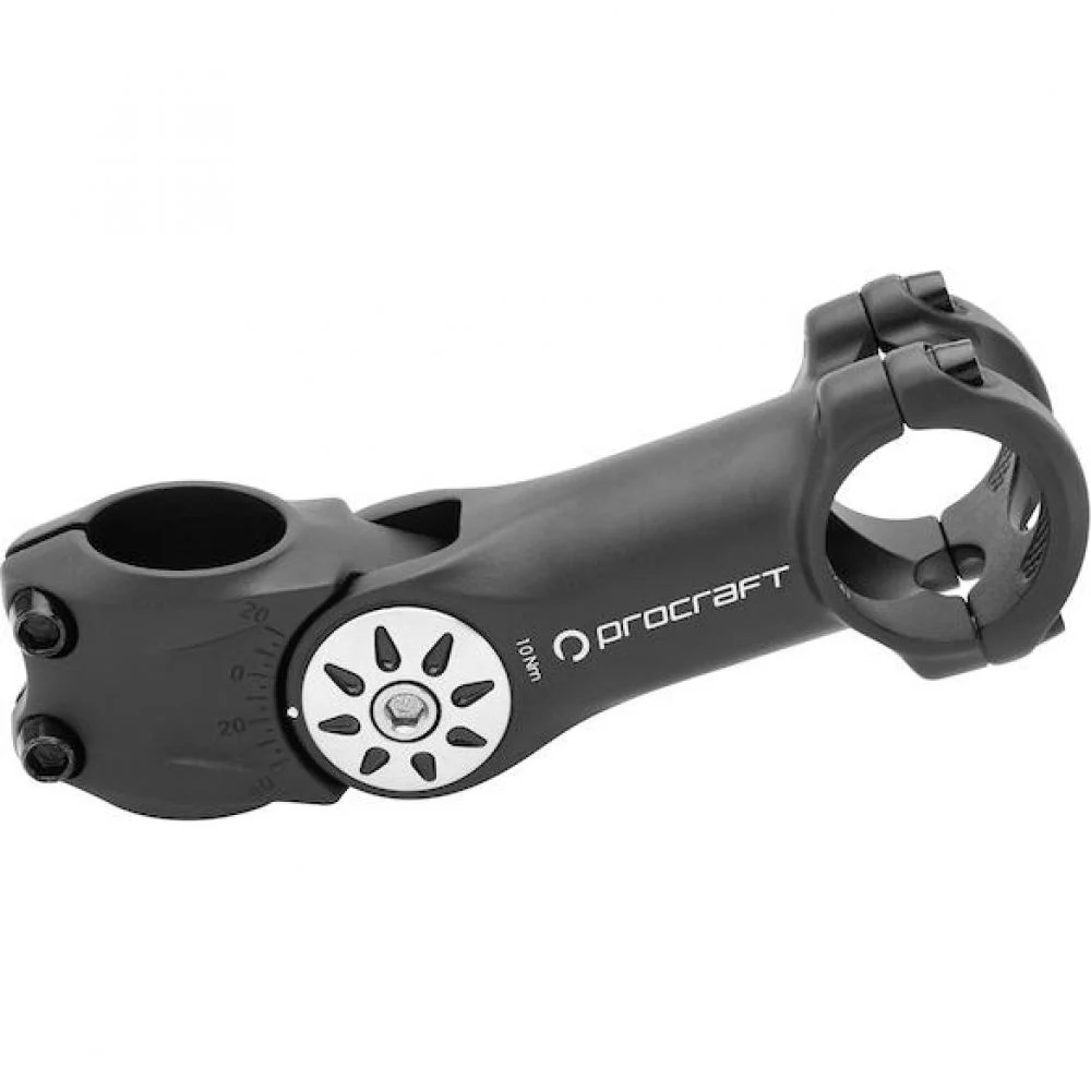 Procraft Procraft AS-08 Vorbau Ahead 25,4 mm Schwarz - Verstellbar 70°-130°