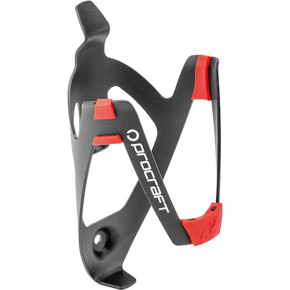 Procraft Procraft Z-Cage Flaschenhalter Schwarz - 52g Leichtgewicht mit Gleitpads