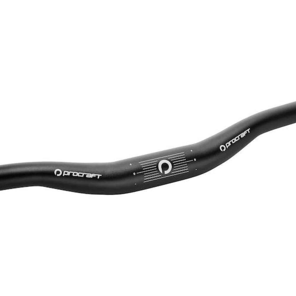 Procraft Procraft Riser Pro Lenker 640 x 31,8 mm Schwarz - MTB-Lenker mit 22 mm Rise – Bild 3