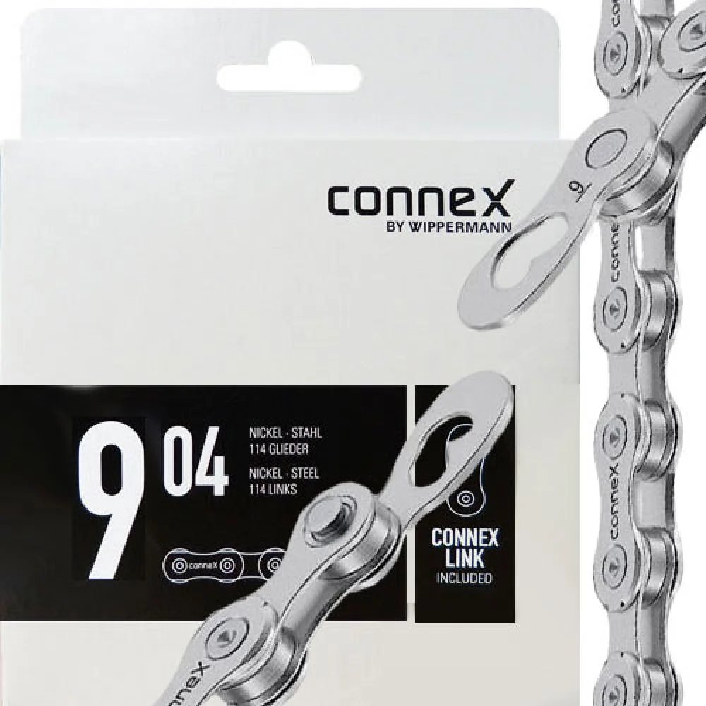 Connex Connex Wippermann Kette 904 1/2" x 11/128" 114 Glieder 6,6mm 9-fach