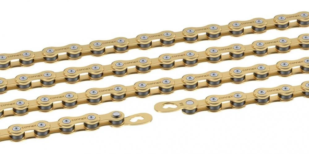 Connex Connex Wippermann Schaltungskette 10SG 1/2Z x11/128Z 114 Glieder 5,9mm 10-f gold