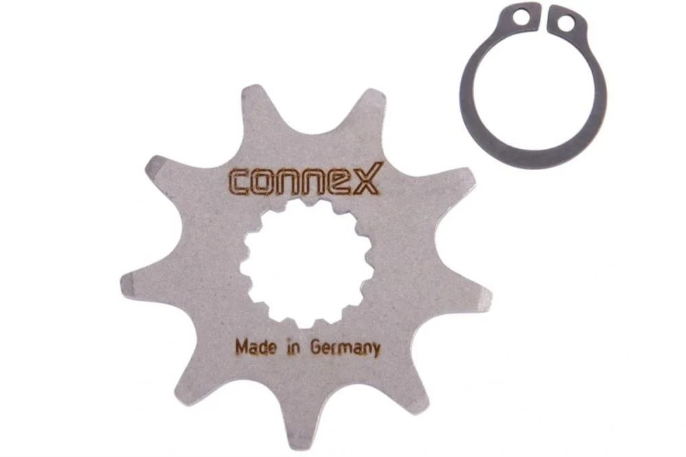Connex Connex E-Bike Ritzel 9 Zähne 1/2"x3/32" für Panasonic Premium/Deluxe Motoren, verstärkt, inkl. Sicherungsring, Made in Germany – Bild 2