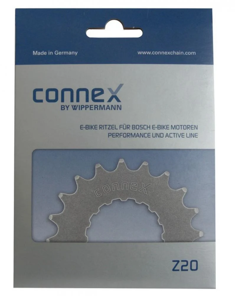 Connex Connex E-Bike Ritzel 20 Zähne für Bosch Active/Performance Line Motoren, extrem widerstandsfähig durch spezielle Härtung, ideal für hohe Belastungen