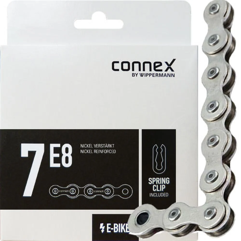 ConneX ConneX 7E8 1s Kette E-Bike 132 Glieder silber