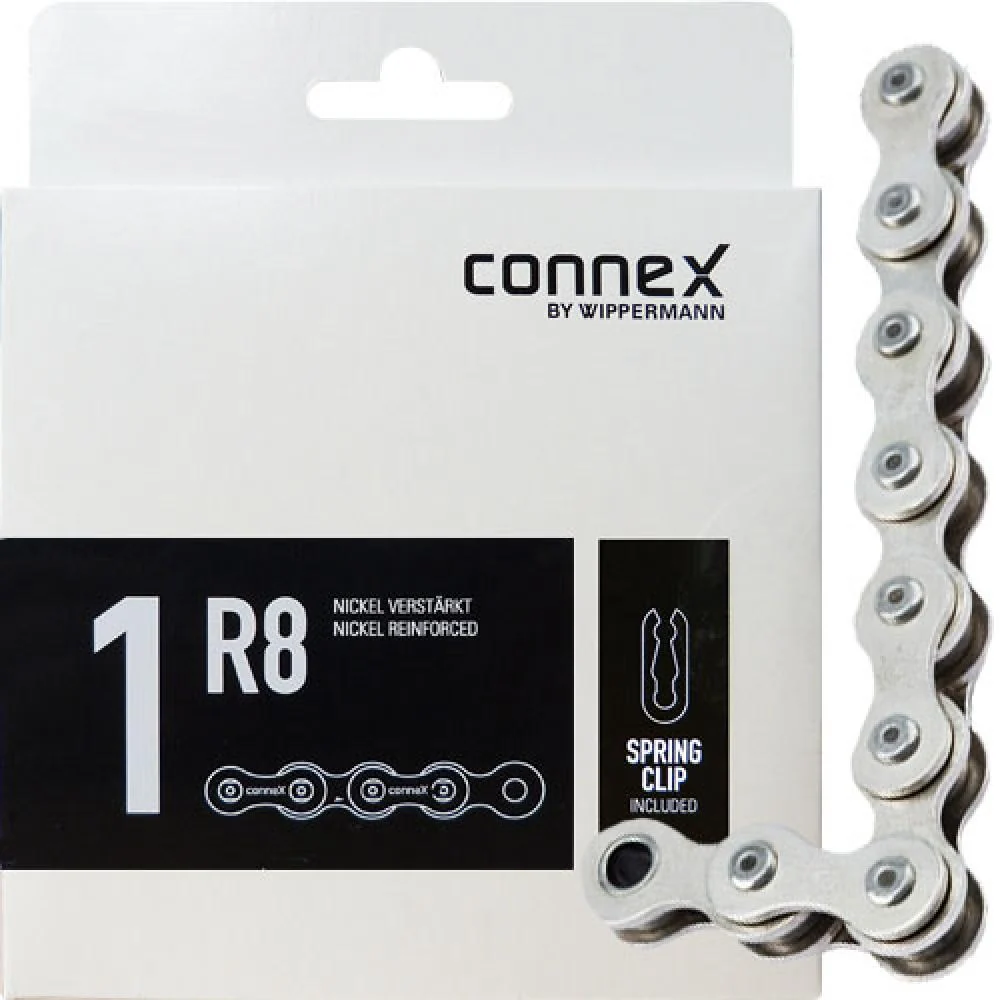 Connex Connex 1R8 Fahrradkette 1/2 x 1/8 Zoll - 112 Glieder