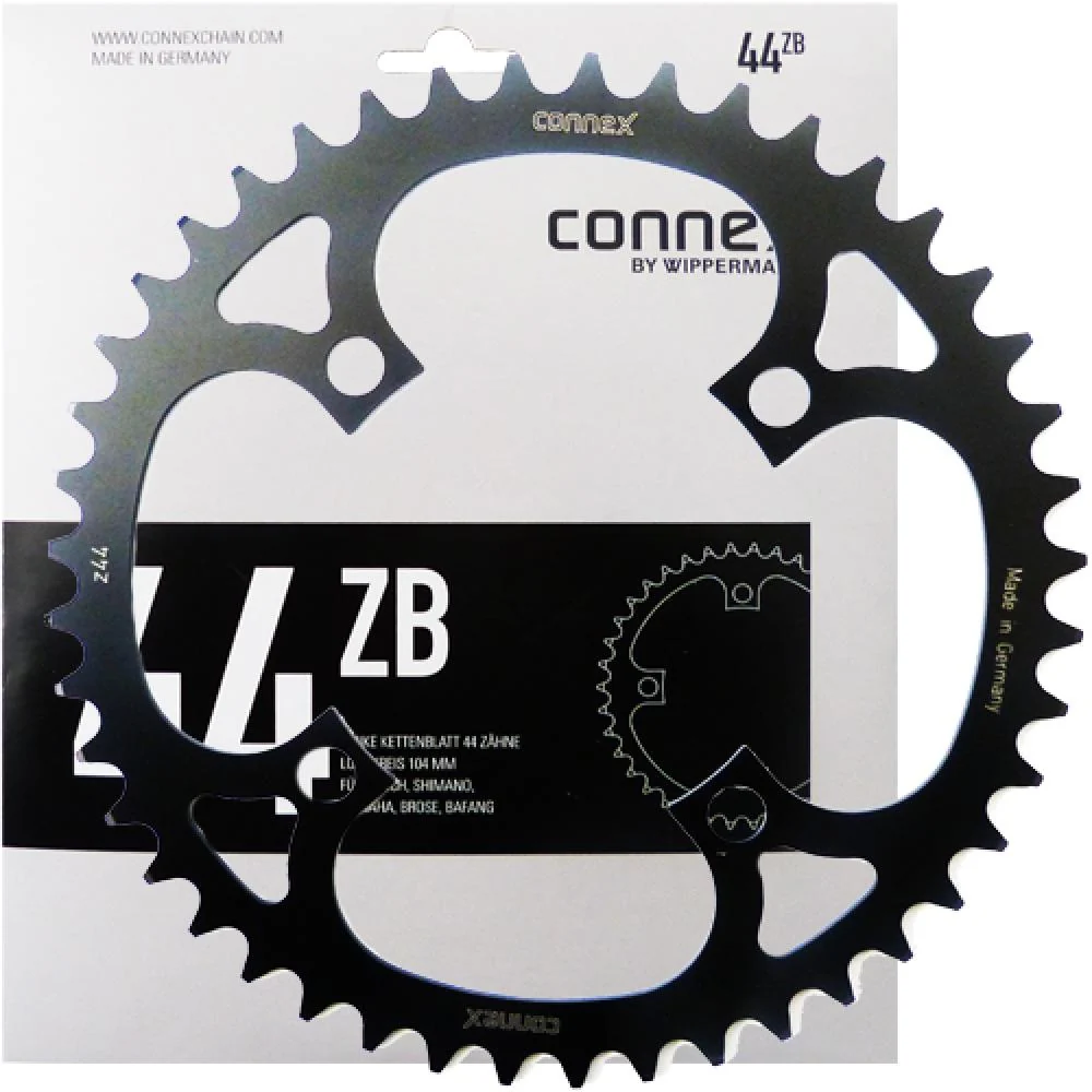 Connex Connex Kettenblatt E-Bike Bosch Shimano Yamaha Brose 44 Zähne schwarz 104mm