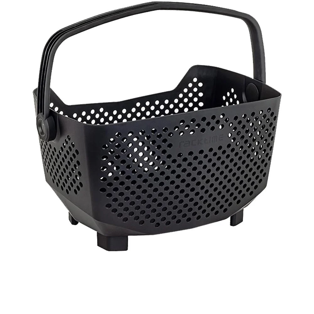 Racktime Korb Bask-it EDGE 20l schwarz Kunststoff recyclebar Ohne Adapter - Fahrradkorb – Hauptansicht