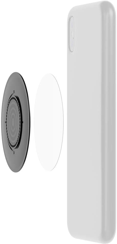 FIDLOCK VACUUM Klebe-Patch schwarz - Universeller 3M-Klebepatch zur Befestigung von Smartphones an VACUUM-Halterungen, 360° drehbar, kompatibel mit glatten Hüllenoberflächen – Hauptansicht