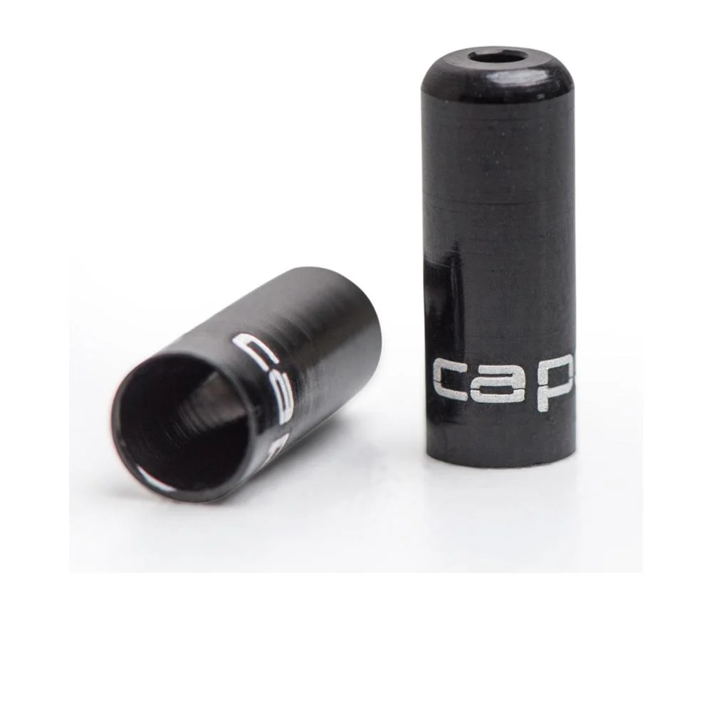 Capgo capgo OL Endkappenset Bremsaußenhülle Alu Ø 5 mm Schwarz - 10er Set