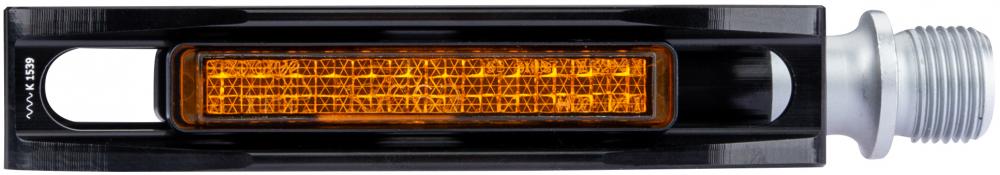 Contec Contec Quick Ace Pedale schwarz  Rutschfestes Aluminium-Design, hochwertige Lagerung, langlebig und robust, ideal für City- und Trekkingräder – Bild 4