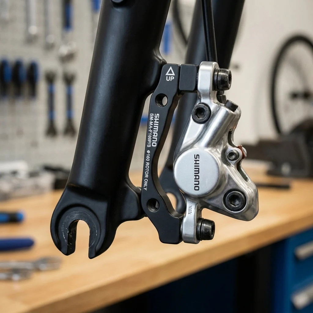 SHIMANO SHIMANO Scheibenbremsadapter Vorne PM IS 160 mm Scheibenbremsadapter - für 160 mm Bremsscheiben – Bild 2