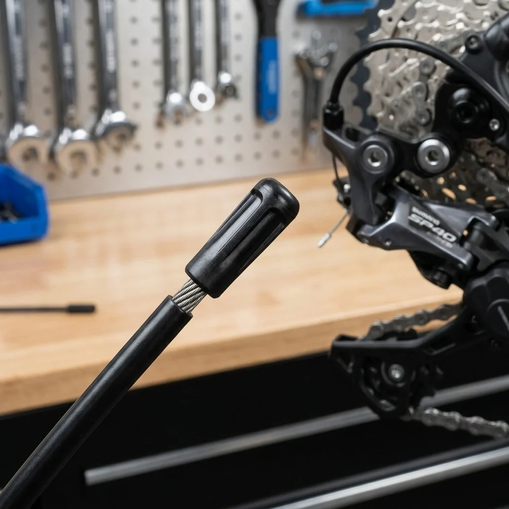 SHIMANO SHIMANO 100 Stück. Endkappe Schaltzugaußenhülle SP40 Kunststoff gedichtet Endkappe – Bild 2