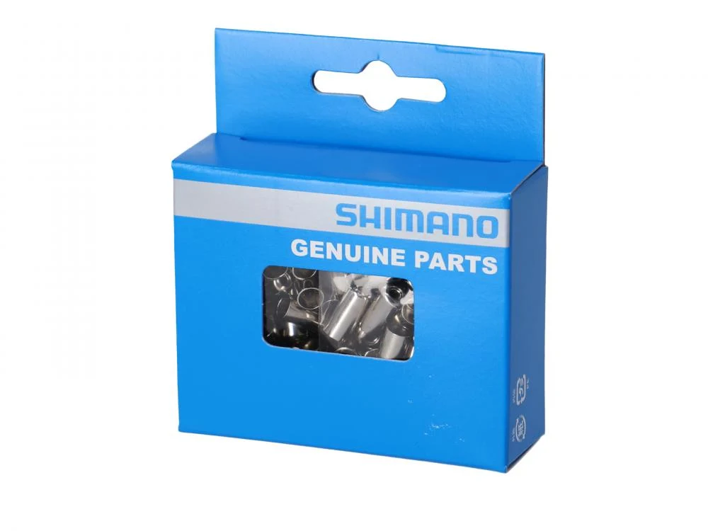 SHIMANO Endkappen für Bremszugaußenhülle - 100 Stück Stahl Endkappen für Bowdenzug – Hauptansicht
