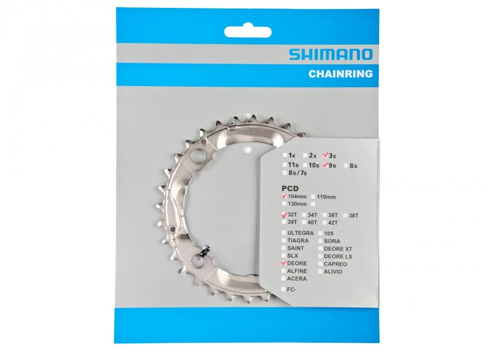 SHIMANO SHIMANO Kettenblatt DEORE FC-M531/532/533/542 32 Zähne – Bild 2