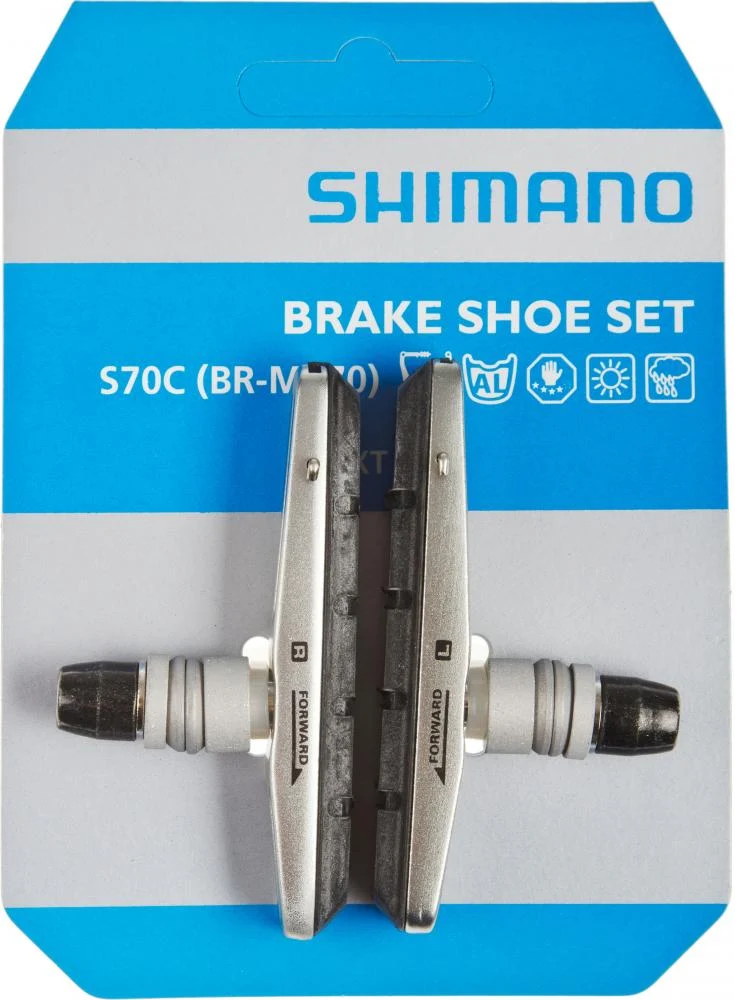 SHIMANO SHIMANO Bremsschuh S70C Cartridge BR-M770 1 Paar für Alufelge Bremsschuhe