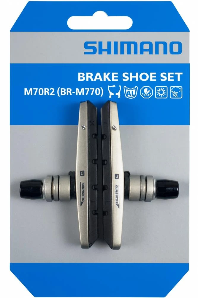 SHIMANO SHIMANO Bremsschuh M70R2 Cartridge 1 Paar für Alufelge Bremsschuhe