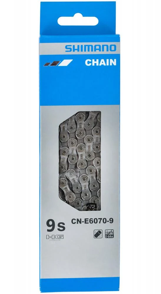 SHIMANO Kette CN-E6070 9-fach 118 Glieder Fahrradkette – Hauptansicht