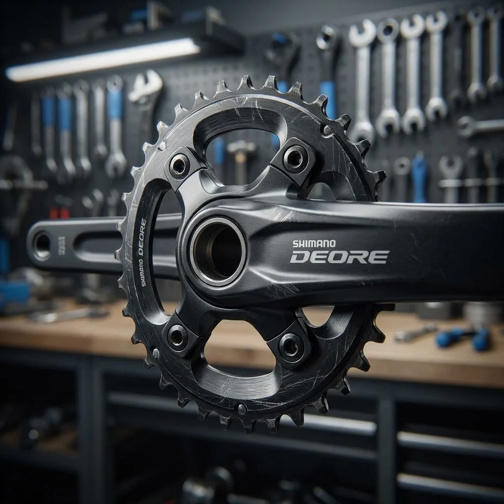 SHIMANO SHIMANO Kettenblatt DEORE FC-M590/FC-M591 32 Zähne – Bild 2