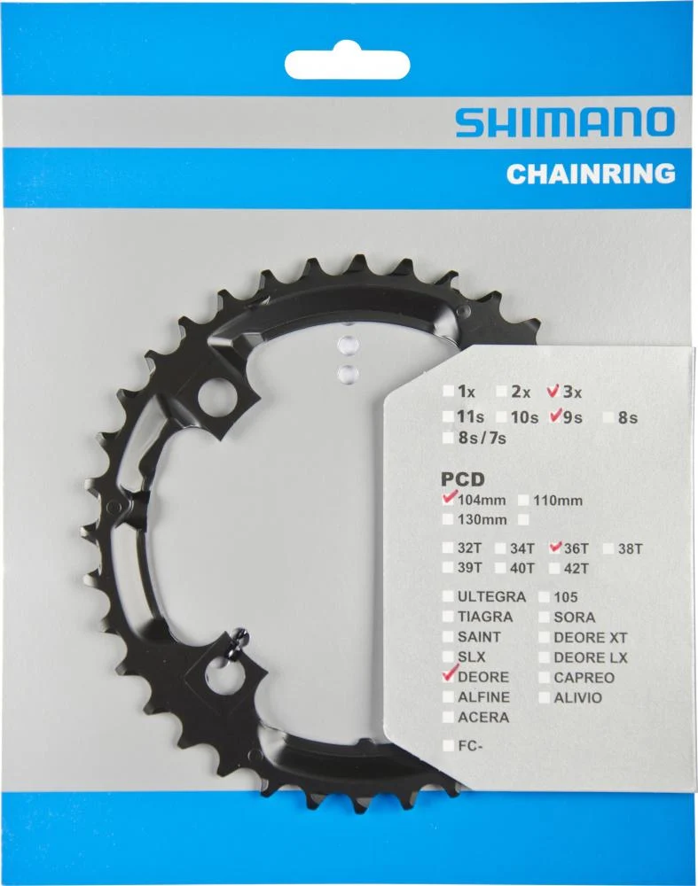 Shimano Shimano Deore FC-M590 Kettenblatt 36 Zähne - Y1LD98090 – Bild 2
