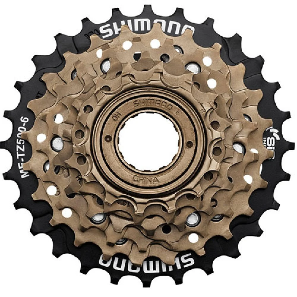 Shimano Shimano Zahnkranz HG 6-fach 14-28T MF-TZ500 bronze