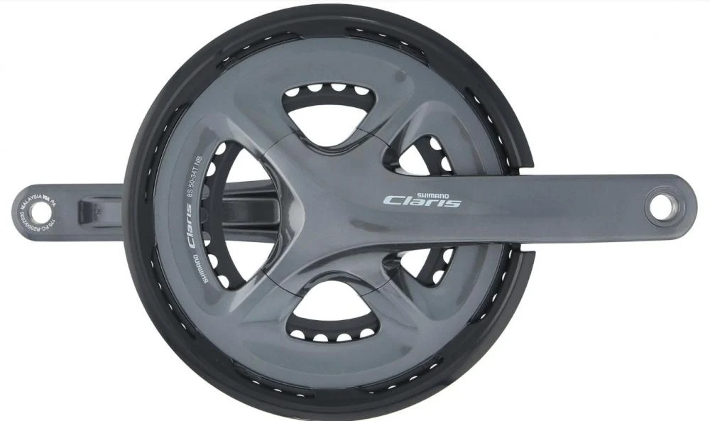 SHIMANO SHIMANO Kurbelgarnitur CLARIS FC-R2000 Kurbelgarnitur - 8-fach, 170 mm, 50-34 Zähne, 34 Zähne