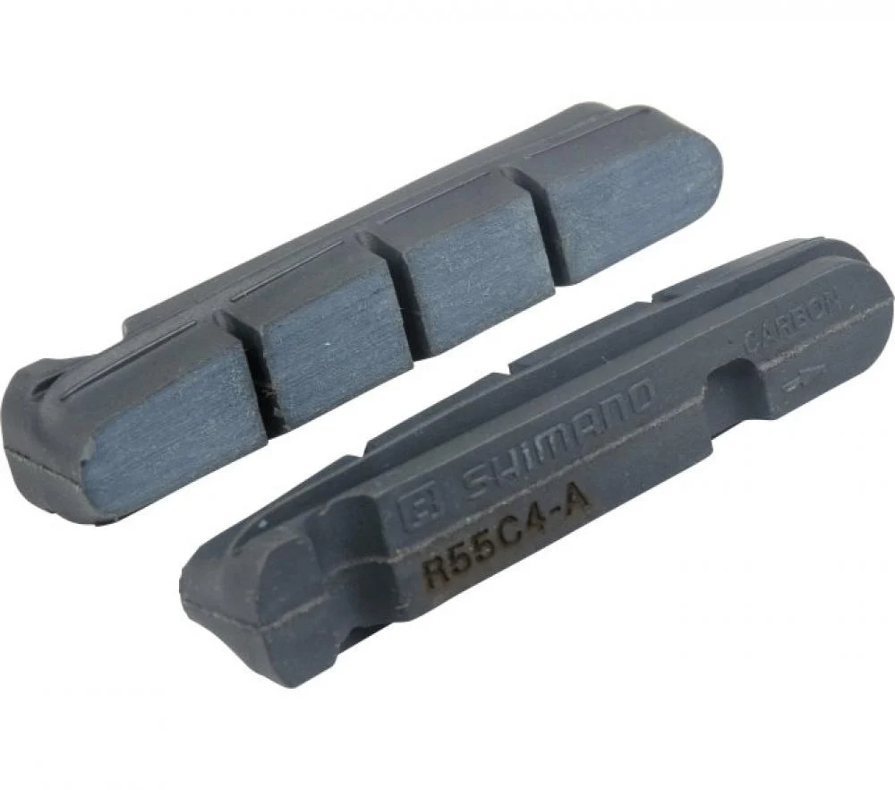 Shimano Shimano Felgenbremsbelag R55C4 für Cartridge Bremsschuh Carbonfelge