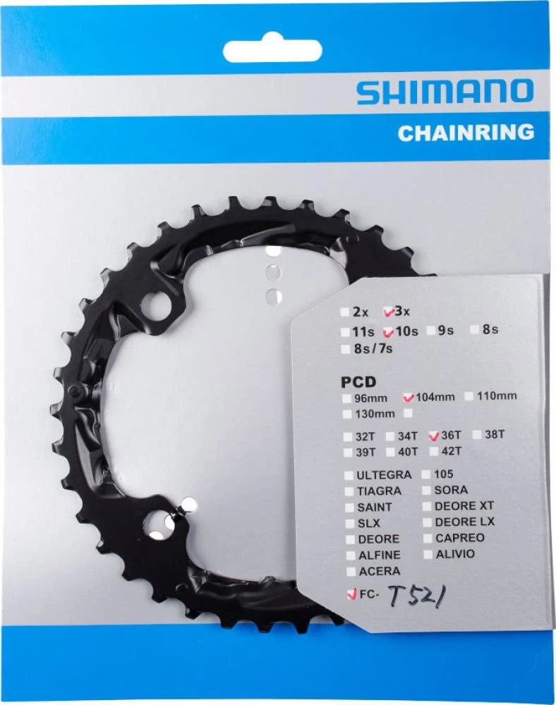 SHIMANO SHIMANO Kettenblatt FC-T521 36 Zähne – Bild 2