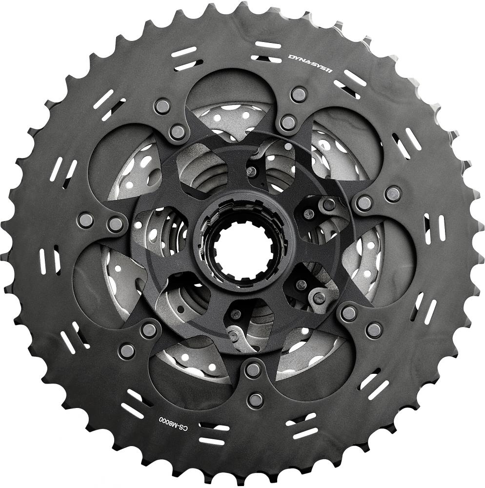 SHIMANO SHIMANO Kassette DEORE XT CS-M8000 11-fach 11-46Z Kassette - 11-fach Abstufung für MTB-Antriebe – Bild 2